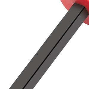 ROTATION Pry Bar 12 Inch, Angled Tip for Lifting and Prying, Comfortable Non-Slip Double Injection Handle | 1-Piece - Detail 3