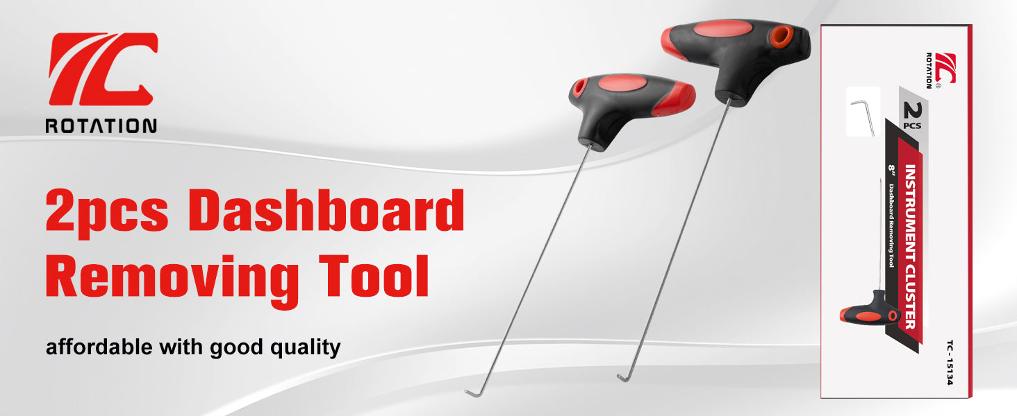 ROTATION 2-Piece Instrument Cluster Removal Tool – Dashboard Pulling Hooks Set for Mercedes-Benz - Detail Large 1