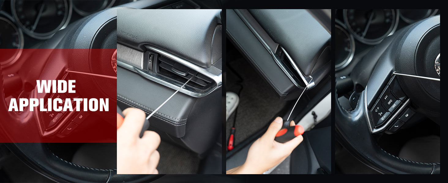 ROTATION 2-Piece Instrument Cluster Removal Tool – Dashboard Pulling Hooks Set for Mercedes-Benz - Detail Large 3
