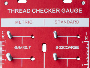 ROTATION Thread Checker, Nut and Bolt Gauge, Bolt Size and Thread Identifier Tool – Comprehensive Thread Measuring Kit - Detail 4