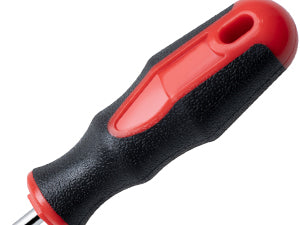 ROTATION 8-Piece Magnetic Screwdrivers Set with red tip, 4 Phillips and 4 Slotted Tips, Professional Cushion Grip Screwdriver Set with High Torque - Detail 4