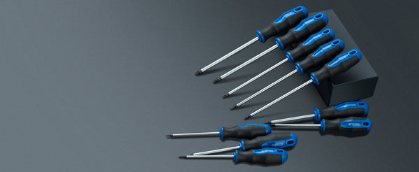ROTATION Torx Screwdrivers Set 10-Piece, Magnetic Black Finished Tip with Center Hole, Professional Cushion Grip Screwdriver Set with High Torque - Detail 5