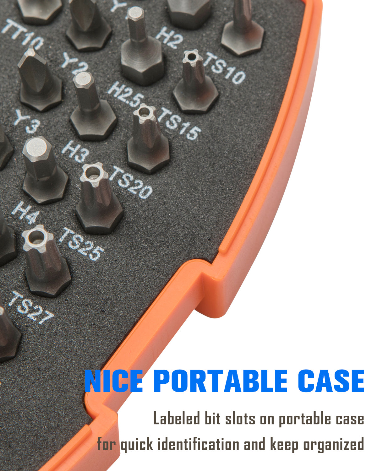 Easy Rotation Tools ROTATION 38-Piece 1/4 Bit Driver Screwdriver Bit Set with Portable Cas ...